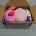 KMUYSL Baby Toys 0-6 6-12 Months, Sensory Music Animal Stuffed Toy for 0 1 2 3 4 5 6+ Months, Plush Toy with Crinkle and Rattles for Infant Newborn, Tummy Time Toys Gifts for 0-3-6-12 Month