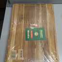 Riveira Teak Wood Cutting Board  Gourmet Teak Grandeur: 20 x 14 Wooden Cutting Board  Natural Wooden Cutting Boards For Kitchen Decorative  Innovative Juice Grooves Teak Wooden Chopping Board