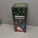 Christmas Quilt Set Full/Queen Size Xmas Bedding Red Buffalo Plaid Patchwork Quilts Reversible Christmas Bedspread Set Rustic Lodge Moose Coverlet Lightweight Quilt Holiday Xmas Snowman Elk Decor (Queen, Xmas Red)