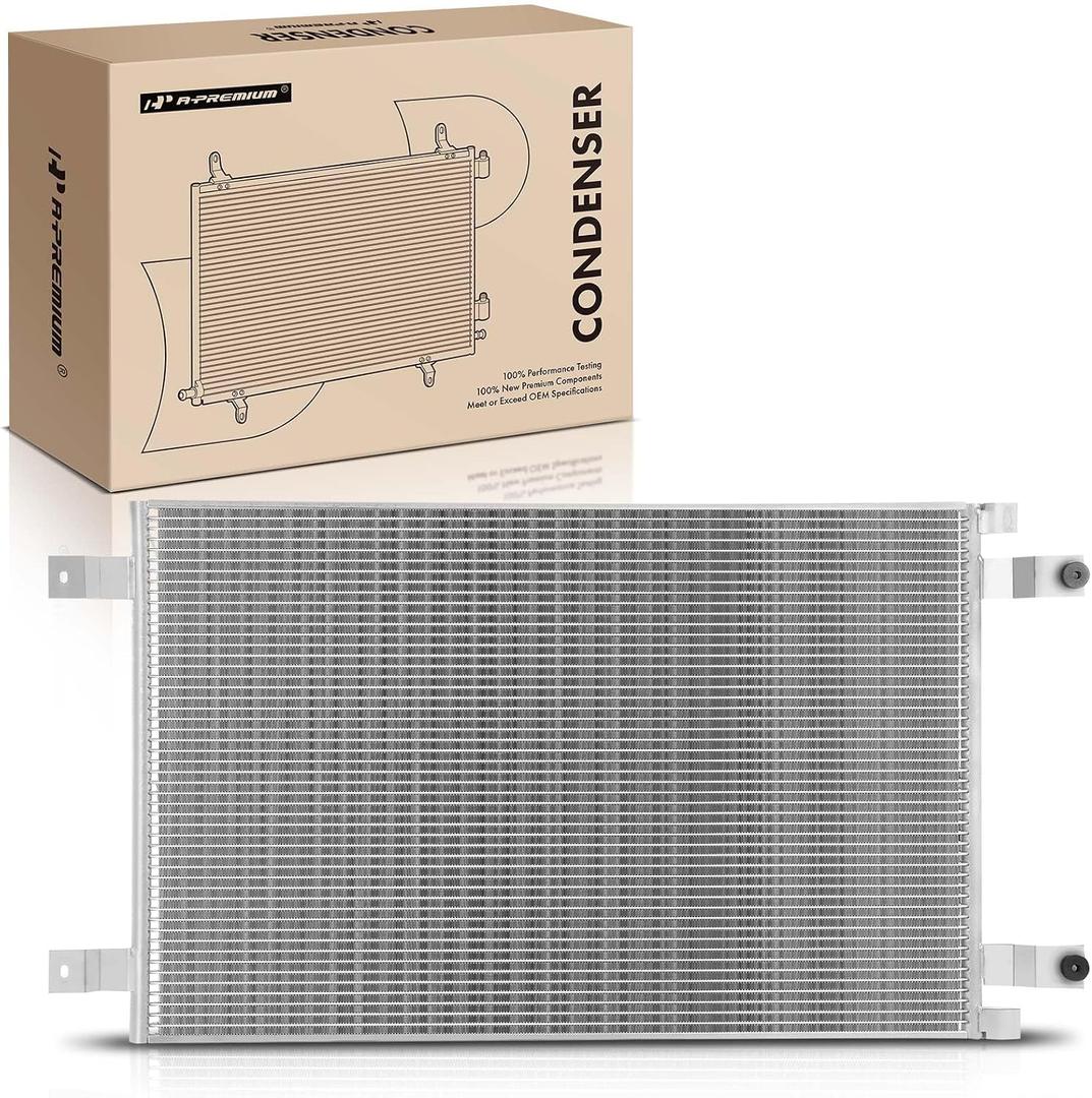 A-Premium Air Conditioning A/C Condenser Compatible with Kenworth T2000 2008-2010, T700 2011-2013, T800 2008-2015, W900 2011-2015 & Peterbilt 367 2013-2015, 387 2008-2011, 389 2008-2016, 587 2011-2013