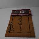 2 Pcs Fall Door Mat Hello  Non Slip Coir Mats Thanksgiving Black White Plaid Harvest Floor Layering Doormats Seasonal for Front Porch Entryway Decor