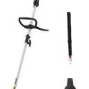 WILD BADGER POWER 26cc Weed Wacker Gas Powered, 3 in 1 String Trimmer/Edger 17'' with 10'' Brush Cutter,Rubber Handle & Shoulder Strap Included