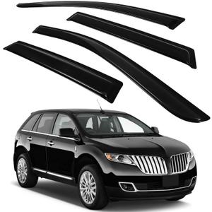 Side Window Deflectors Rain Guards Vent Window Visors for Ford Edge 2007-2014 for Lincoln MKX 2007-2015 Front Rear