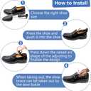 Shoe Stretcher, Plastic Shoe Tree for Men, Adjustable Shoe Stretcher Boot Holder Shaper Support