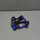 Easy Walk No Pull Dog Harness, Freedom Walk with Front and Back Clips Stainless D-Rings, Comfortable, Sewn-in Instructions Tags for Easy Use, for Medium Dogs Weight 30-39lbs (Blue, M)