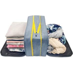Biaggi Ultimate Compression ZipCube Set of 2 - Expandable Travel Organizer Bags for Suitcases, Lightweight Packing Cubes for Women & Men's Travel Accessories