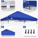 Pop Up Canopy Replacement Top Cover Only, 6.6 x 6.6 ft, Blue