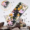 for Samsung Galaxy A26 Case 5G 6.7", [10FT Military Grade Drop Test] Flowers Soft Slim TPU Protective Shockproof Phone Case CoverSummer Overture