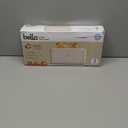 bella 2 Slice Slim Toaster, Fits-anywhere Kitchenware, 6 Setting Shade Control with Reheat & Cancel Buttons, Fits sourdough, 10 Long Slot, Anti Jam & Auto Shutoff, 900 Watt, Oatmilk