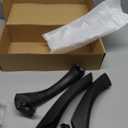 FEXON Inner and Outer Door Panel Pull Handle Trim Cover 3 Pair Replacement for BMW E90 E91 E92 E93 3 Series 323 325 328 330 335 Black