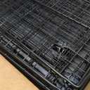 DIY Cat Cage,Pet Playpen Indoor, Detachable Metal Wire Small Animal Cages, 2-Tier Crate Large Exercise Place, Kitten Enclosures with 2 Door, 29.5 x 15.3 x 28.7 Inch, Black