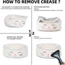 ZLG Round Woven Storage - Baby Diaper, Towel, Dog Toy & Decor Gift Basket - White - 9.8 x 4 inches (Small)