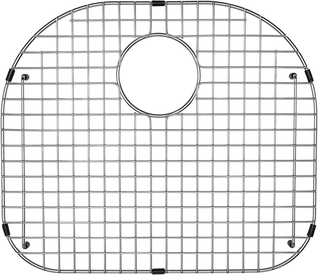 Serene Valley Sink Protector and Kitchen Sink Bottom Grid NDG2421, 304 Premium Stainless Steel, dim 19 3/8" x 16 3/4", Medium