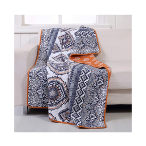 Greenland Home Fashions GL-1510JTHR Medina Throw Blanket Saffron, 50 x 60