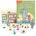 Hidden Pigeon Company Mo Willems My Busy Books - Storybook, 10 figurines, playmat
