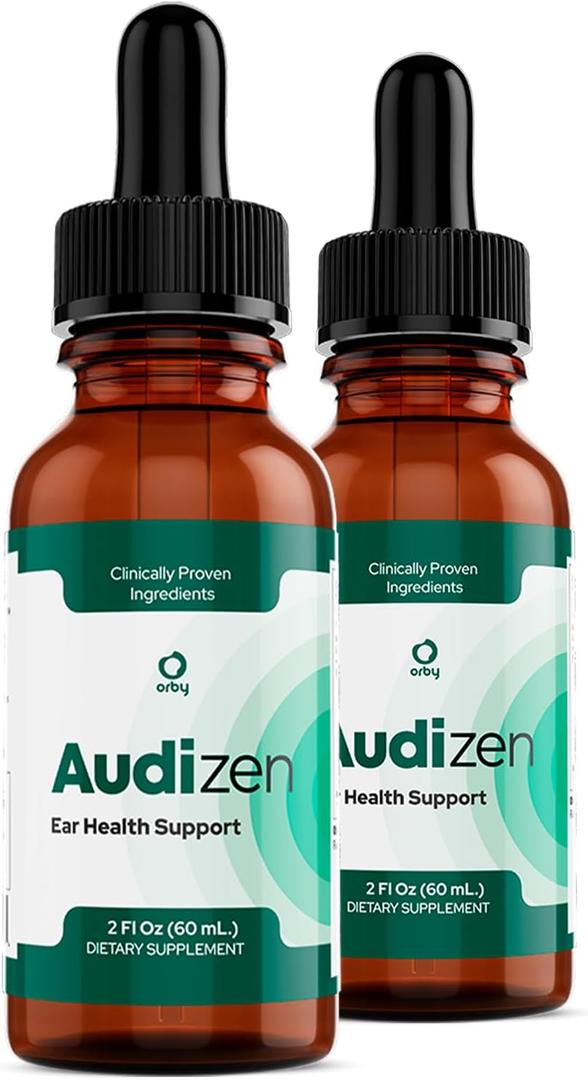Audizen Drops Natural Daily Liquid Supplement with Herbal Extracts, Maca Root, Green Tea, Grape Seed & Ginseng Non-GMO, Gluten-Free, Plant-Based, GMP Certified, Made in USA - 30ml, 2 Month Supply