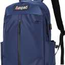 Laptop Backpack for Men and Women Lightweight Daypack Slim Sturdy Business Offices Knapsack Daily Commute Necessities (Dark Blue)