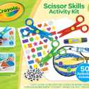 Crayola Toddler Scissor Skills Activity Kit (3ct), Safety Scissors and Craft Supplies, Toddler Crafts, Gift for Kids, Ages 3+