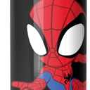 Simple Modern Kids Summit Water Bottle with Straw Lid | Marvel Spider Man 18oz Stainless Steel Cup Insulated Tumbler for Toddlers, Boys, School | Spidey Kid