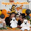 Halloween Ghost Plush - 9.8 Inch Soft Ghost Stuffed Animal for Halloween Decoration, Party Decor for Kids and Adults Party Gift
