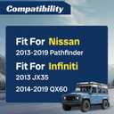 6PCS Front Lower Control Arm Sway Bar End Link Tie Rod Fit for Infiniti 2013 JX35, 2014 2015 2016 2017-2019 QX60, for Nissan 13-19 Pathfinder K623063 K623064 K750094 K750095 ES801265 ES801266