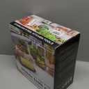 E-far Mixing Bowls with Lids, 6-Piece Stainless Steel Salad Bowls Metal Nesting Bowls for Baking Cooking and Prepping, Airtight Lids & Stackable Design, Size 4.5, 3, 1.5 QT (Black)