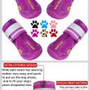 QUMY Dog Shoes for Hot Pavement, Dog Snow Boots & Paw Protectors for Winter
Dog Booties Medium Large Size Dogs, Water-resistant in the Rain, Outdoor Walking, Indoor Hardfloors Skid-resistant Sole