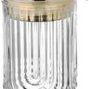 Glass Liquid Soap Dispenser, Refillable Liquid Dispenser with Pump, Hand Soap Dispenser for Bathroom Kitchen, Modern Home Bathroom Kitchen Decor Liquid Type/Clear