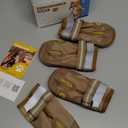 QUMY Dog Shoes for Large Dogs, Medium Dog Boots & Paw Protectors for Winter Snowy Day, Summer Hot Pavement, Water-Resistant in Rainy Weather, Outdoor Walking, Indoor Hardfloors Skid-Resistant Sole (Size 8: 3.0''x3.3"(W*L) (Pack of 4))