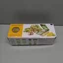 Veggie slicer 16 pieces (Gray, 1) 16 pieces hand operated vegetable slicer, veggie chopper, food chopper, onion cutter.