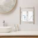 Funny Hand Towels for Bathroom Set of 2, Minimalist Towels for Washroom Restroom, Trendy Aesthetic Bathroom Decor Kitchen, 16x24 Inch (Blue and Pink Shower)