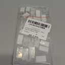 30 Pieces Self Adhesive Clips, Tapestry Wall Hanging Clips, Plastic Hanging Spring Clips Wall Clips Light Clips Photo Clips Poster Clips for Office Home Poster Photo Flag Decorations, Clear