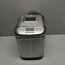 Cuisinart Bread Maker Machine, Stainless Steel Automatic Bread Machine with 12 Menu Options, 3 Loaf Sizes up to 2 Lb., 3 Crust Colors, Removable Nonstick Baking Pan & Kneading Paddle, CBK-110NAS