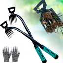 Weed Puller Tool-2Pcs Gardening Hand Weeder Tools, 2026 New Weeding Artifact Uprooting Weeding Tool, Manganese Steel Weed Removal TooL, 6 Teethes Dual Purpose Manual Weed Pulling Tool for Yard Gardenl