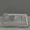 Egg Holder for Fridge, Automatic Rolling Egg Container for Refrigerator, Stackable Fridge Organizers and Storage with Lid, Clear Plastic Egg Dispenser & Tray (2 Tier)