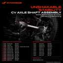 A-Premium Front CV Axle Shaft Assembly for Polaris Models