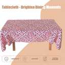 Stylish Washable & Waterproof 4th of July Tablecloth - Perfect Patriotic Decorations for Your Table, Ideal Among 10th of July Accessories and Festive Fourth of July Decorations (70" x 102" (Rectangular))