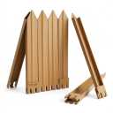 Interlocking garden picket fence panels, 10 in, 14 count