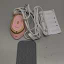 Newbealer Travel Iron with Global Voltage, 100-240V Mini Dry Iron for Clothes (No Steam), Max 300W, 60s Heat Up, 302 Non-Stick Ceramic Soleplate, 0.8lbs Ultra-Lightweight (Pink)