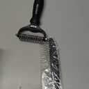 Docrok Pet Grooming Combo: Undercoat Rake, Dematting Deshedding Brush for Long-Haired Dogs and Cats, Black