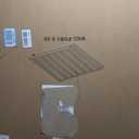 Threshold Ramp for Doorways,Adjustable Height 2.6"-7.3" Aluminum Wheelchair Ramp with Heightening Screws and Swivel Angle Leg,1100lbs Load Capacity, 30"x36'' Curb Ramp for Trolley,Power Chairs