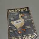 Goose Knowledge Retro Metal Tin Sign Anatomy Of A Goose Poster Restaurant Cafe Living Room Kitchen Bathroom Home Art Wall Decoration Plaque Gift