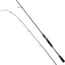 Eurasian Sports Medium Spin&Cast Fishing Rod Graphite Bass Fishing Rods Carbon 2 Piece Spinning Pole, Anti-tangling Guide Ring Portable Baitcasting Fishing Rods for Freshwater, Saltwater, Trout, Bass