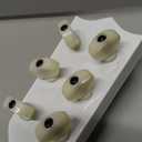 Kids Acoustic Guitar 21 Inch Guitar Acoustic for Beginners Children 6-String Wooden (White) Kids