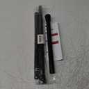 Spring Tension Curtain Rod 28 To 48 Inch Adjustable Expandable Black Tension Rod 7/8" Shower Curtain Rods No Drilling Spring Loaded Curtain Rod for Windows Bathroom Closet Kitchen Bedroom Doorway Door