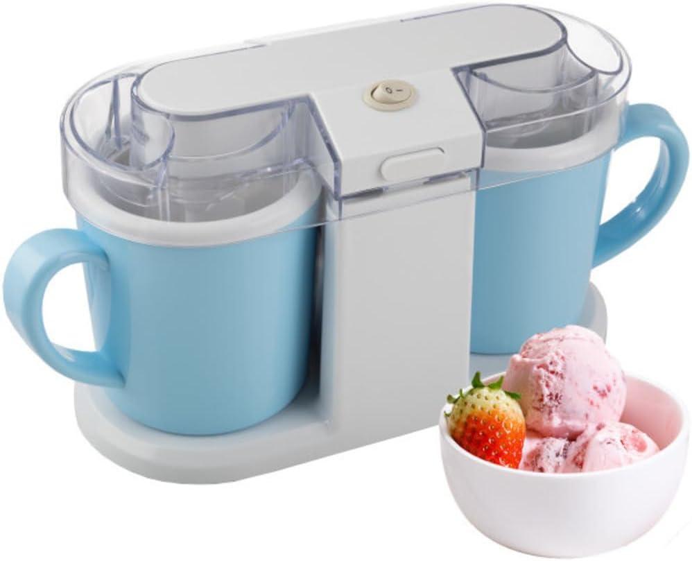 Ice Cream Maker - 1QT Ice Cream Machine for Sorbet, Gelato, Frozen Yogurt and More - Kitchen Appliances and Gadgets by Classic Cuisine (Blue) (11.5 x 6.5 x 7 inches)