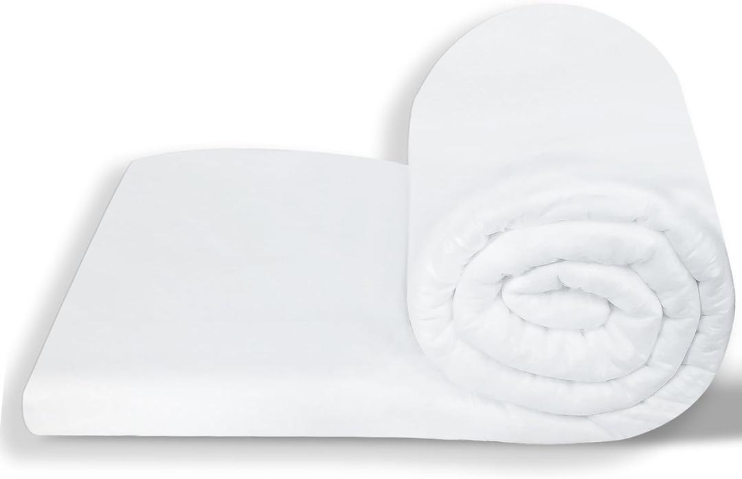 Upholstery Quilting Batting, 1/2 Inch Thick Dacron Polyester Cushion Wrap for Foam Padding, DIY Projects, Crafts, Furniture Stuffing (48" Wide  5 Yards)