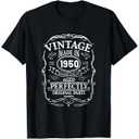 58th birthday, retro Vintage Design, man, woman 1950 T-Shirt Medium
