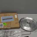 Meititi Stainless Steel Materials Turkey Fryer Stand Kit,Turkey Smoker Stand Turkey Rack,Turkey Roaster Holder,for Deep Frying Pot,Indoor and Outdoor BBQ,Turkey Stand for deep Frying