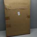 Foldable Freestanding Indoor Dog Gate for Doorways Wooden White Pet Gate for The House Dog Fence with Support Feet Included for Stairs, Hallways, 32" Height,3 Panels